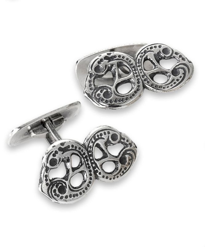 Mansjettknapper - oksidert