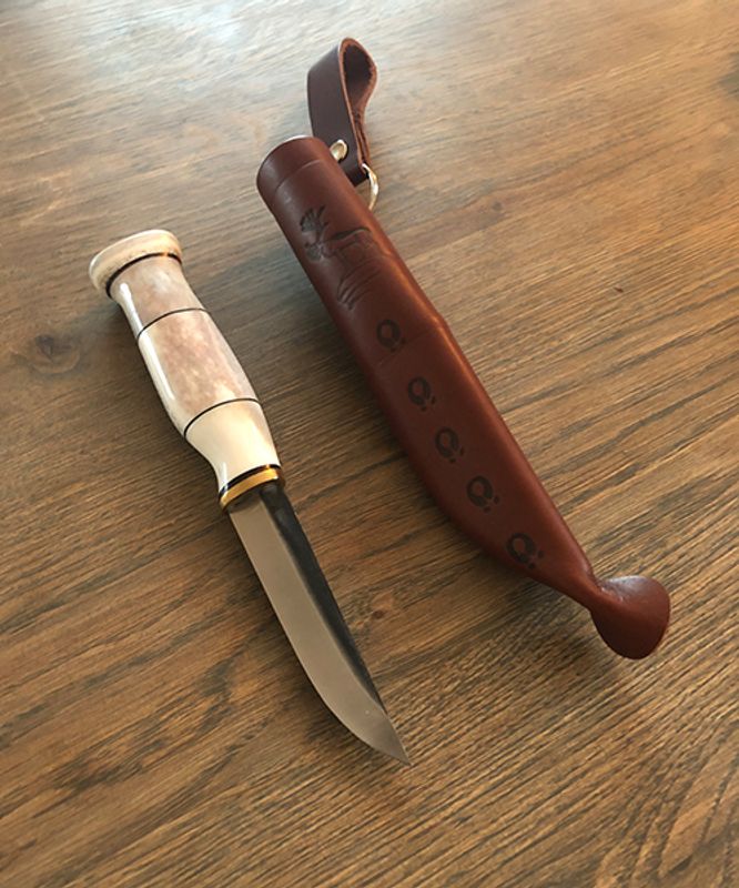 Turkniv med reinsdyrskaft