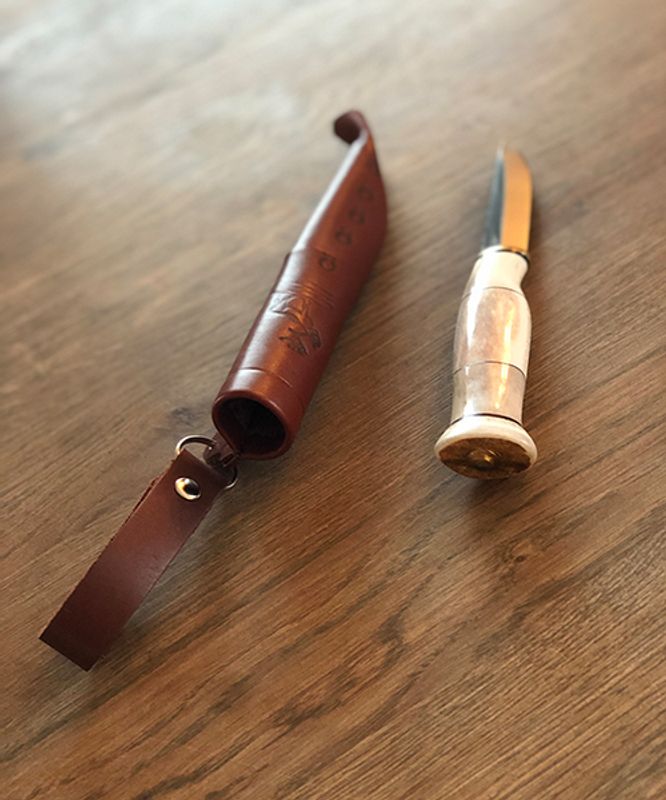 Turkniv med reinsdyrskaft