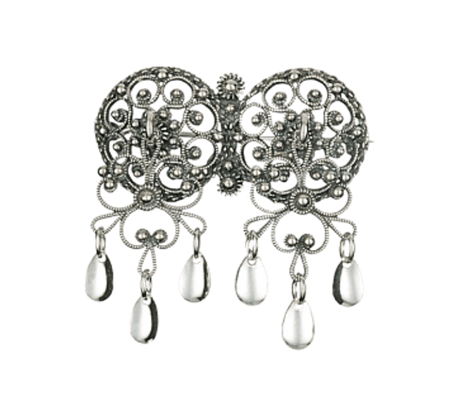 Hovedbilde halssølje, oksidert m. ...