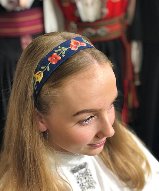 Hovedbilde Hårbånd Graffer blå