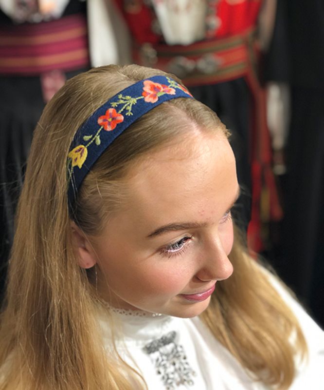 Hårbånd Graffer blå
