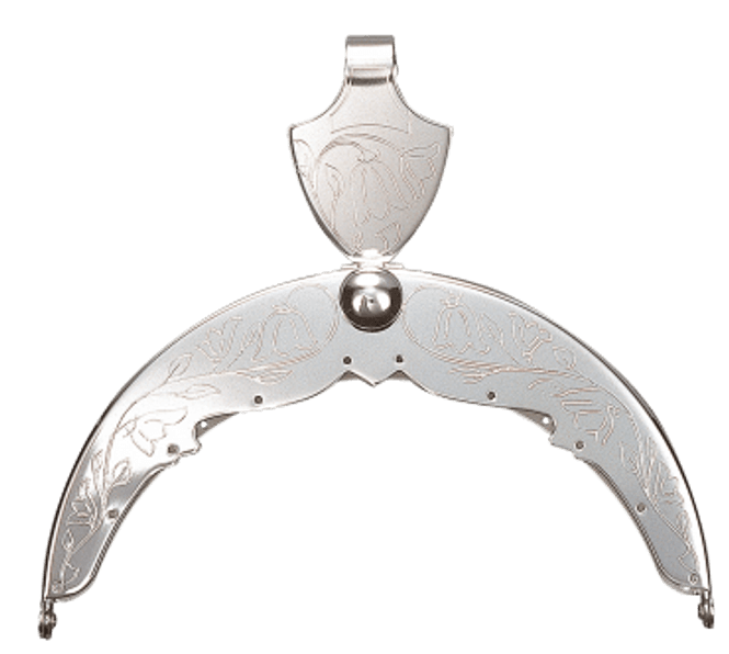 Hovedbilde veskelås, plett, gravert, ...