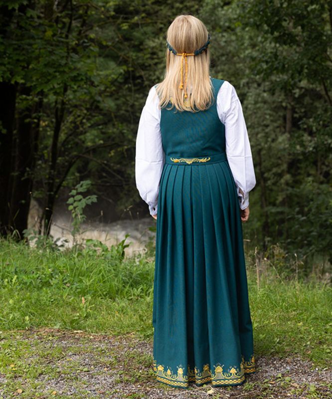 Sjøgrønn Romeriksbunad L40