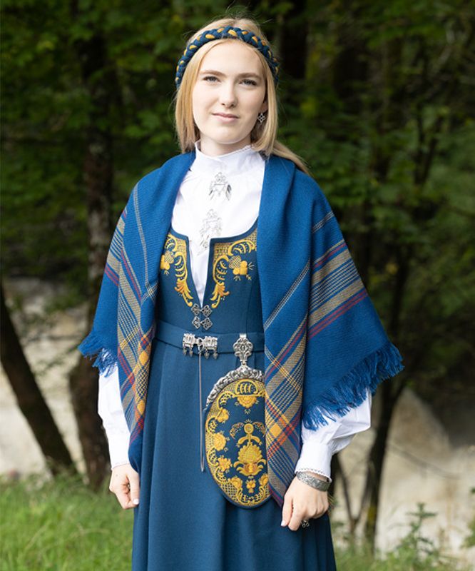 Bunadsjal  Romerike blå
